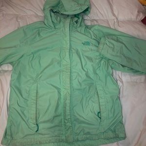 north face rain jacket